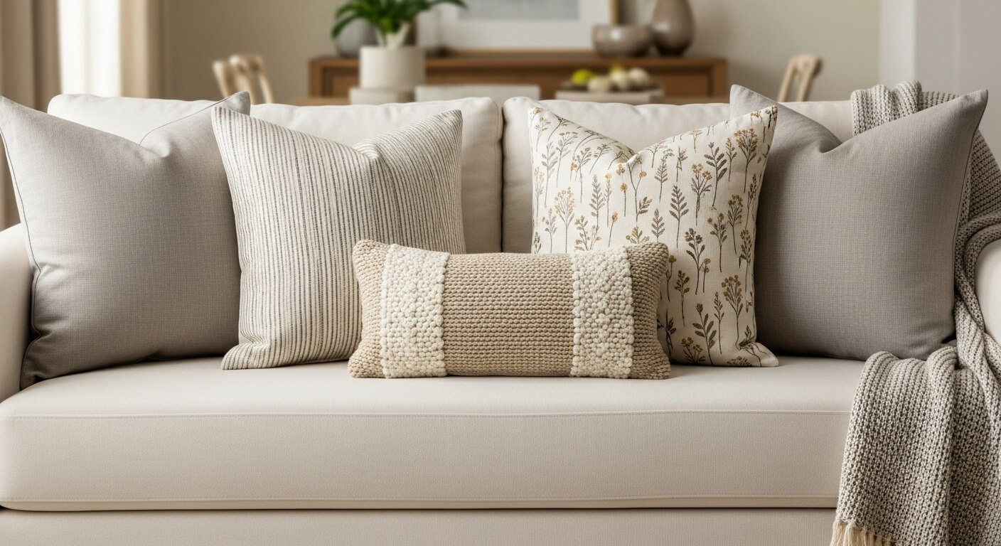 How To Style Throw Pillows Using The Designer’s Formula For Perfection