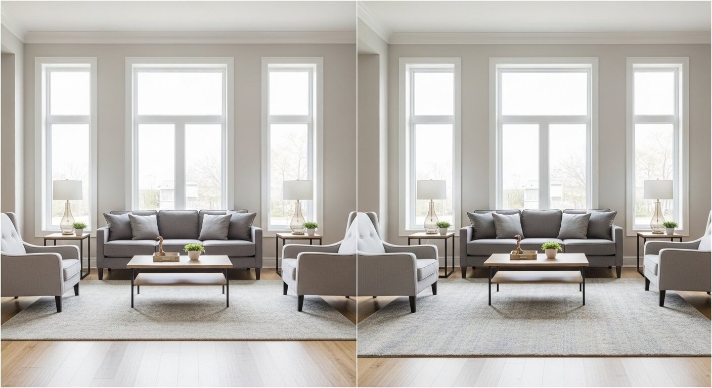 How To Choose A Rug Size That Makes Your Room Look Bigger