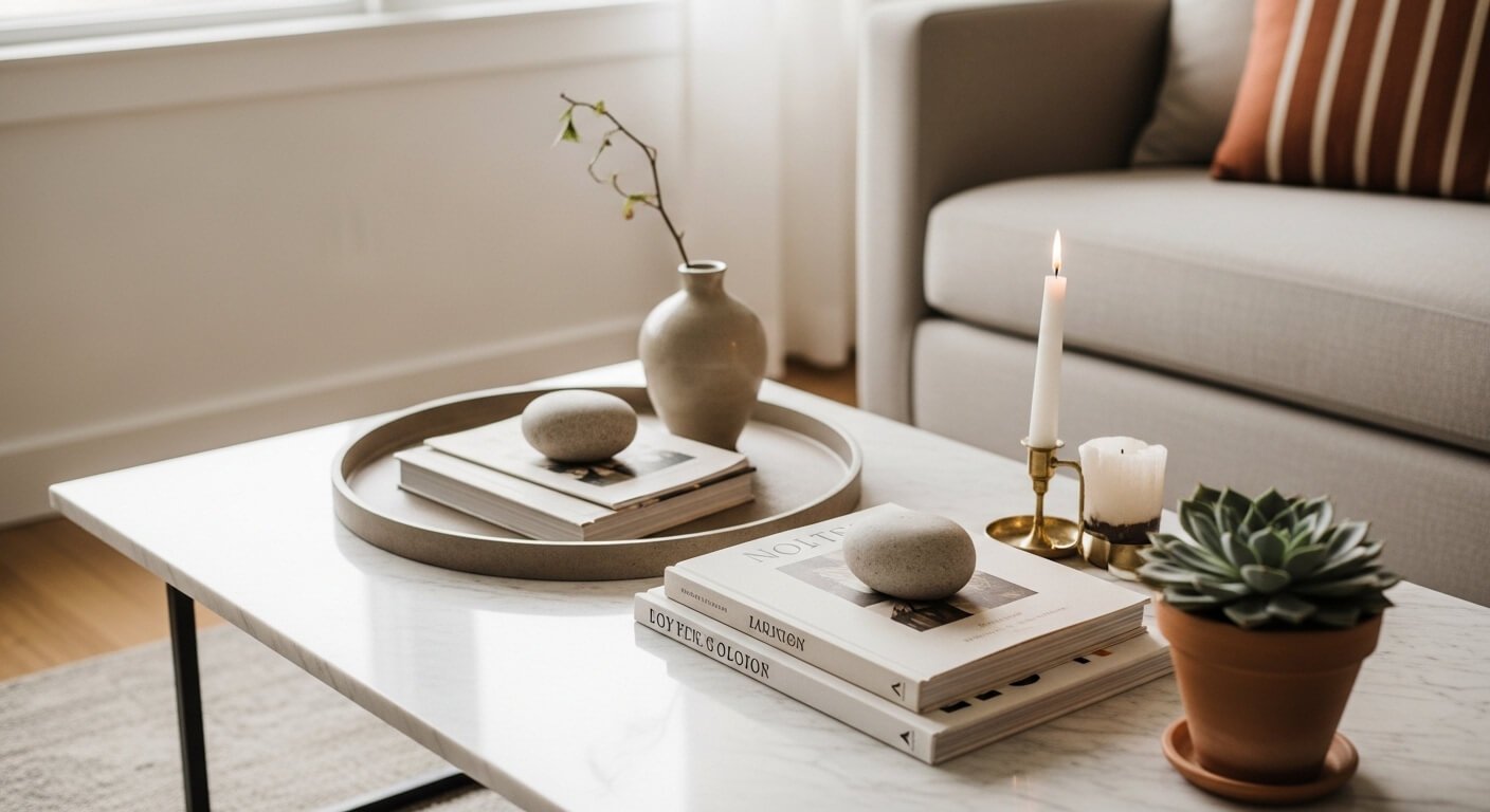 24 Sophisticated Coffee Table Decor Styling That Impresses Guests