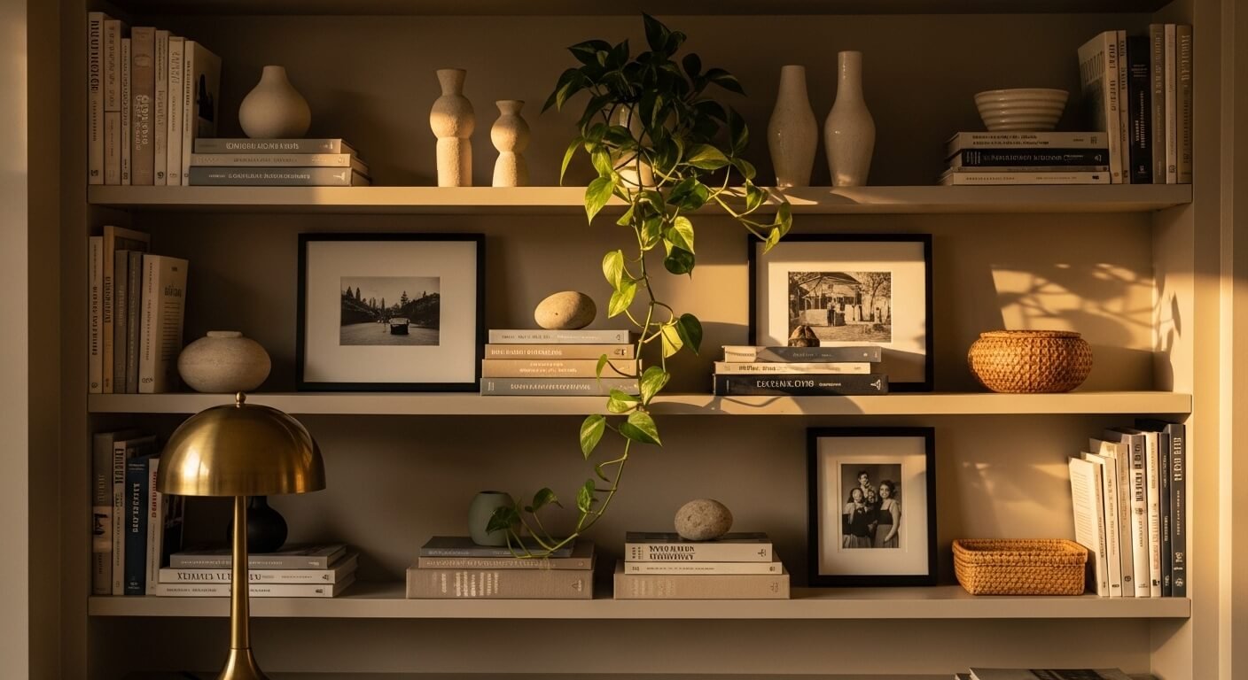 26 Artistic Shelf Decor Ideas That Showcase Your Personality
