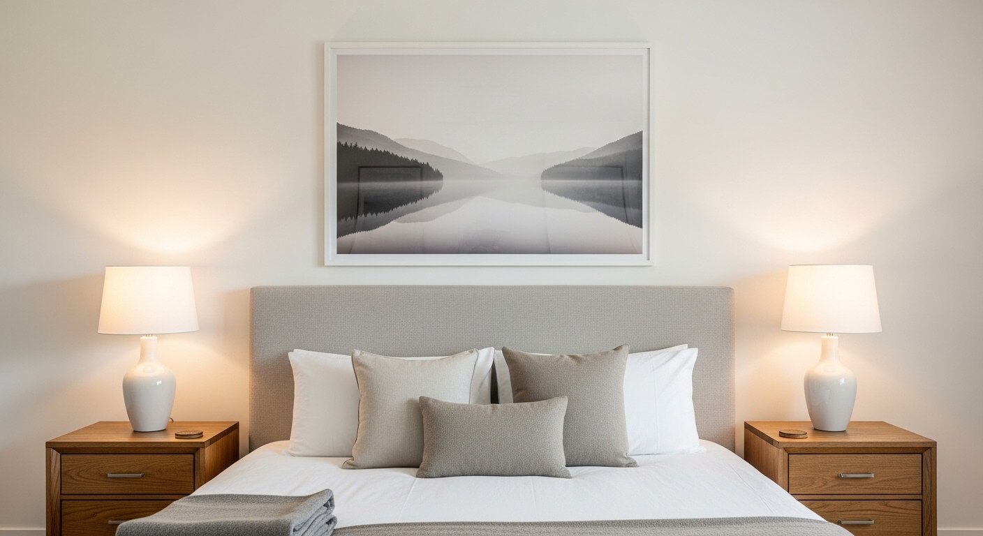 How To Create Symmetry In Your Room For A Balanced, Calming Feel