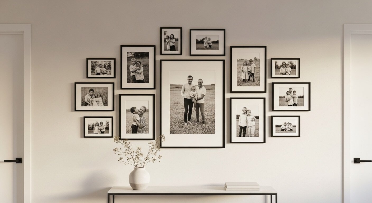 How To Decorate With Family Photos Without Making Your Home Look Dated