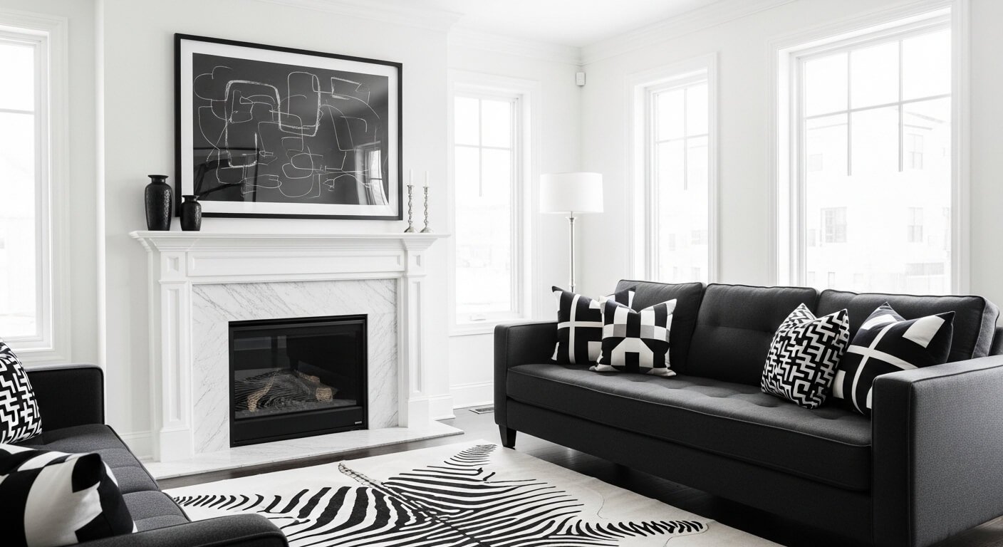 25 Timeless Black And White Decor Schemes That Stay Classic