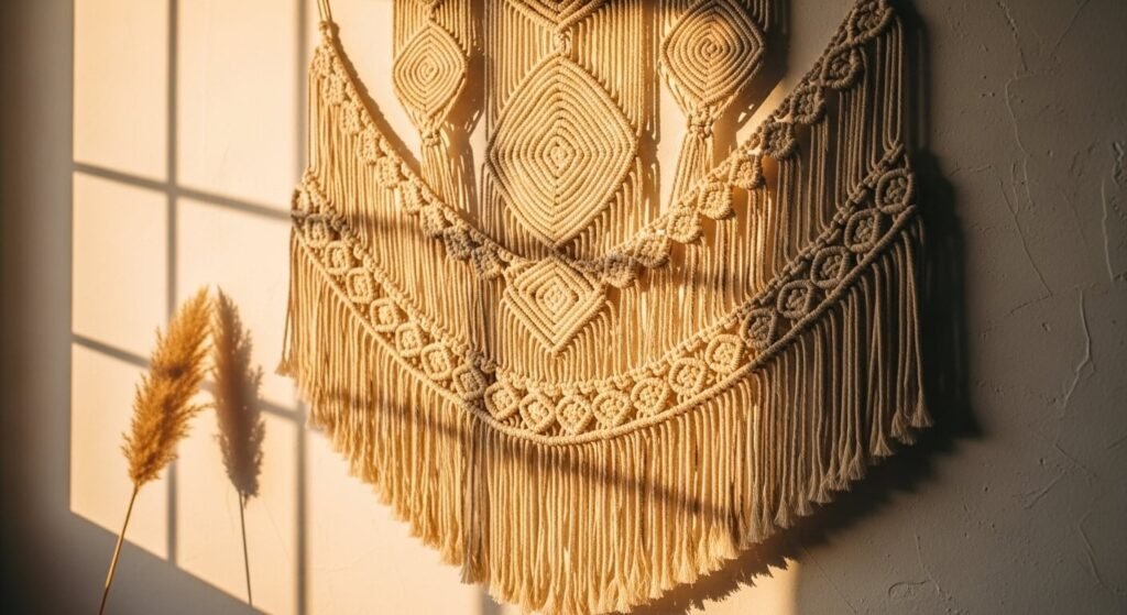 27 Bohemian Macrame Decor Creations That Add Handmade Touch