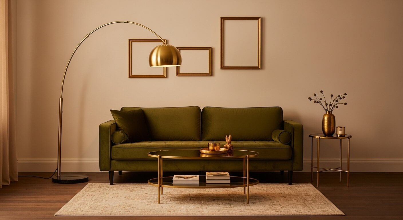 How To Decorate With Brass Accents For Warm, Vintage-Inspired Elegance