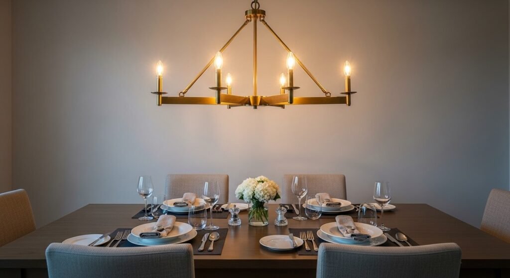 How To Hang A Chandelier At The Perfect Height Over Your Table